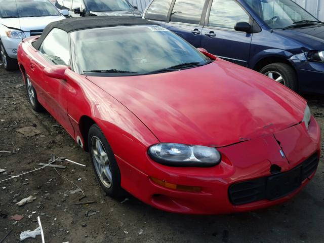 2G1FP32K922131380 - 2002 CHEVROLET CAMARO RED photo 1