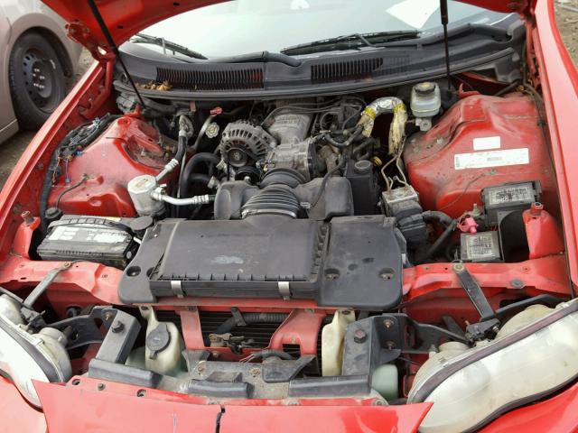 2G1FP32K922131380 - 2002 CHEVROLET CAMARO RED photo 7