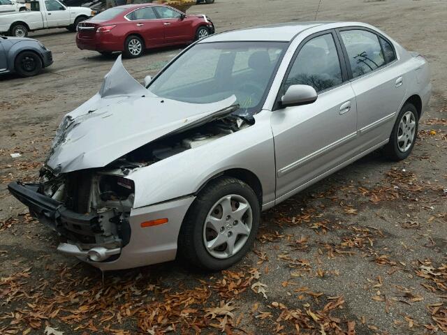 KMHDN46D85U071205 - 2005 HYUNDAI ELANTRA GL SILVER photo 2