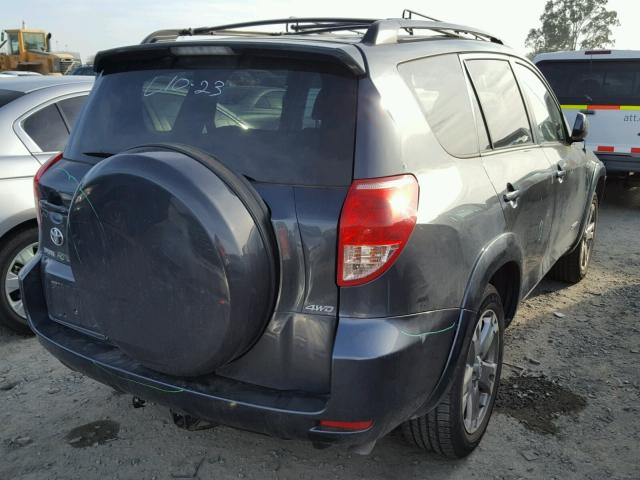 JTMBK32VX86049082 - 2008 TOYOTA RAV4 SPORT GRAY photo 4