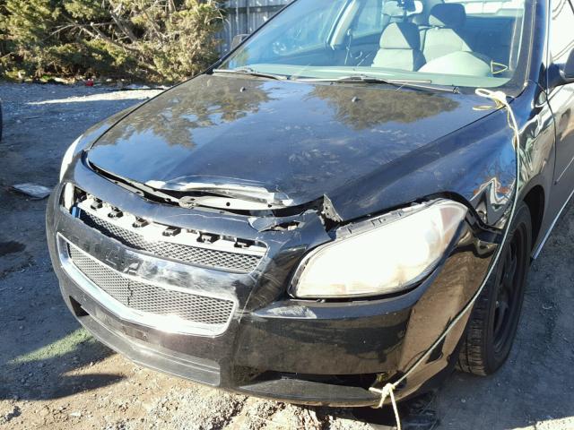 1G1ZH57B494228571 - 2009 CHEVROLET MALIBU 1LT BLACK photo 9