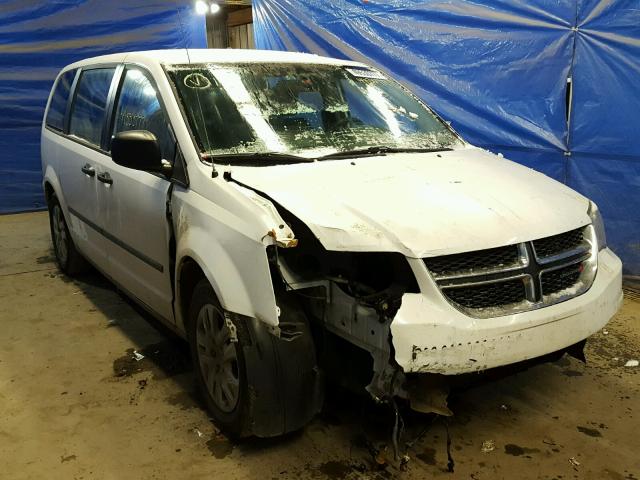 2C4RDGBG2ER145987 - 2014 DODGE GRAND CARA WHITE photo 1