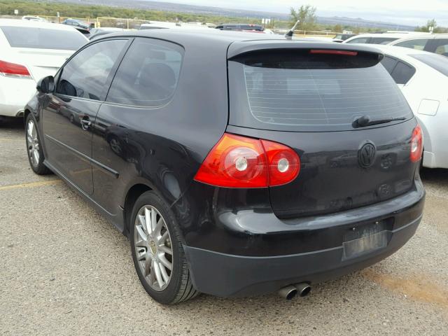 WVWEV71K46W168066 - 2006 VOLKSWAGEN NEW GTI BLACK photo 3