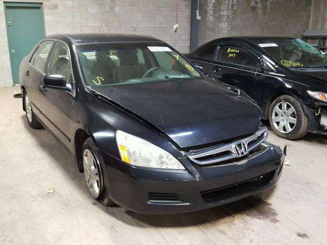 1HGCM56357A050320 - 2007 HONDA ACCORD SE BLACK photo 1