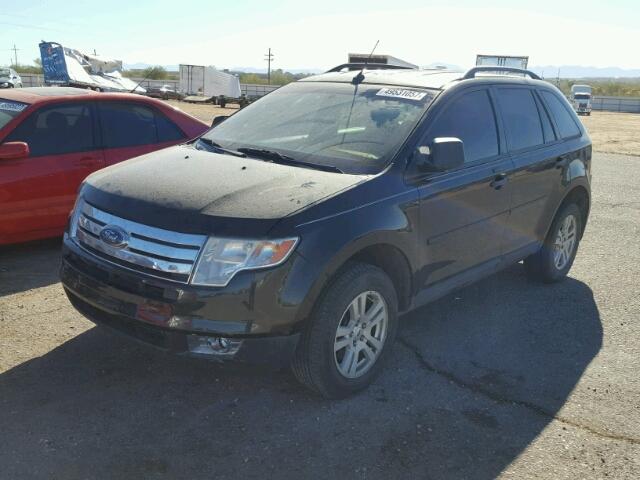 2FMDK3GC0ABA66167 - 2010 FORD EDGE SE BLACK photo 2