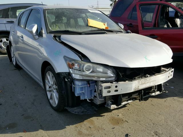 JTHKD5BH9C2115538 - 2012 LEXUS CT 200 SILVER photo 1