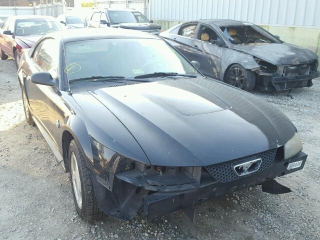 1FAFP40604F148580 - 2004 FORD MUSTANG BLACK photo 1