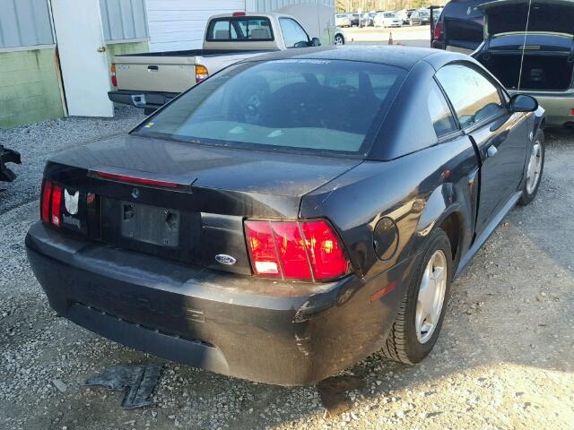 1FAFP40604F148580 - 2004 FORD MUSTANG BLACK photo 4