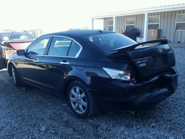 1HGCP36889A039760 - 2009 HONDA ACCORD EXL BLACK photo 3