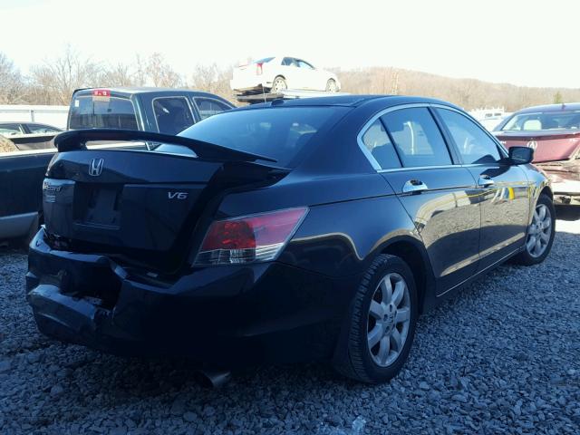 1HGCP36889A039760 - 2009 HONDA ACCORD EXL BLACK photo 4