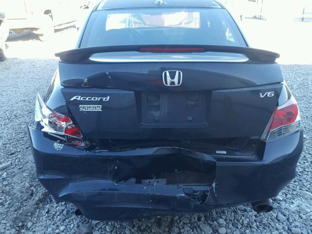 1HGCP36889A039760 - 2009 HONDA ACCORD EXL BLACK photo 9