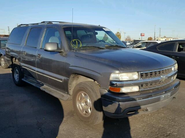 3GNEC16T02G260330 - 2002 CHEVROLET SUBURBAN GRAY photo 1