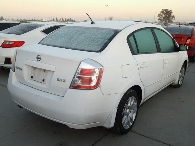 3N1AB61E07L662141 - 2007 NISSAN SENTRA 2.0 WHITE photo 4