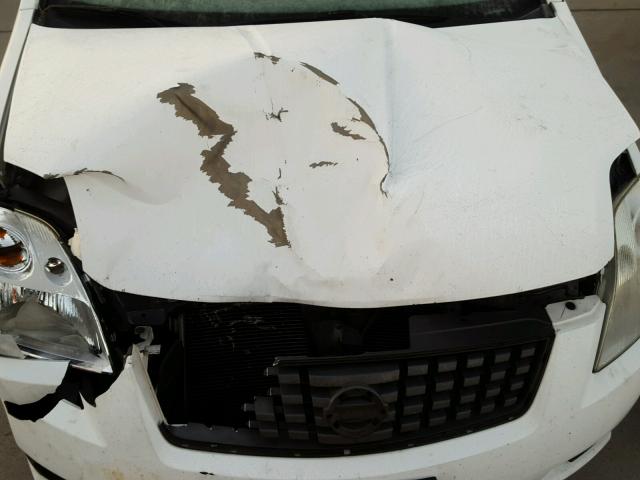 3N1AB61E07L662141 - 2007 NISSAN SENTRA 2.0 WHITE photo 7