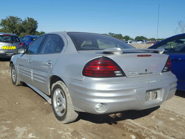 1G2NE52T91M675212 - 2001 PONTIAC GRAND AM S SILVER photo 3