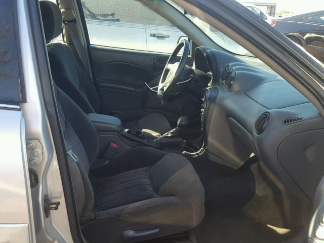 1G2NE52T91M675212 - 2001 PONTIAC GRAND AM S 银色 照片 5