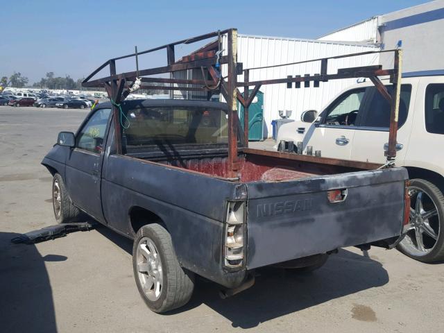 1N6SD11S3MC403118 - 1991 NISSAN TRUCK SHOR GRAY photo 3