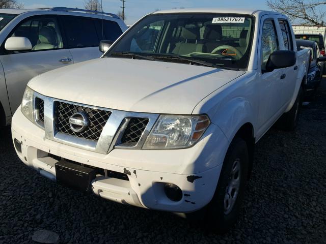 1N6AD0EV9BC433585 - 2011 NISSAN FRONTIER S WHITE photo 2