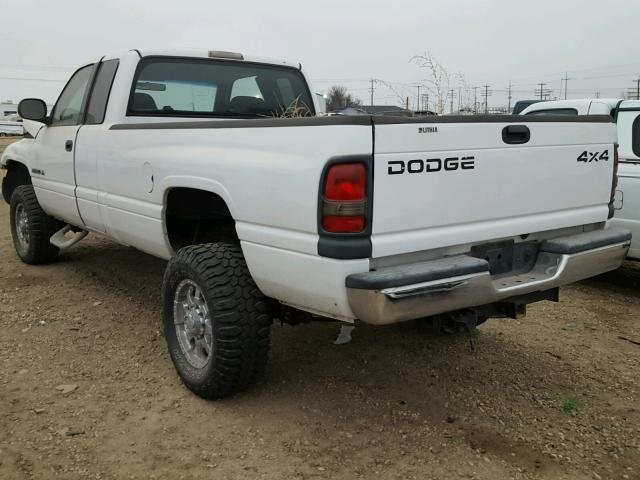 3B7KF23Z92M287576 - 2002 DODGE RAM 2500 WHITE photo 3