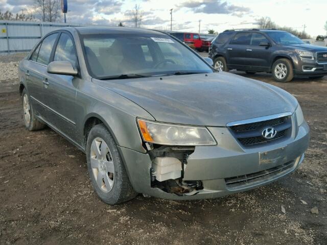 5NPET46C67H290117 - 2007 HYUNDAI SONATA GLS GREEN photo 1