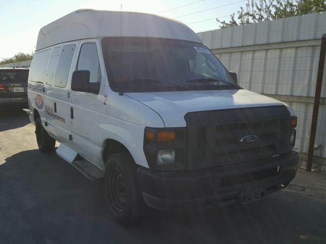 1FTNE14W69DA87310 - 2009 FORD ECONOLINE WHITE photo 1