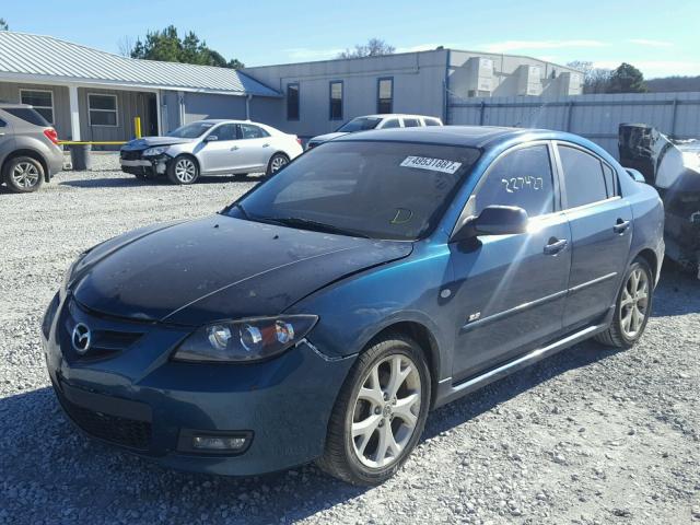 JM1BK323981843924 - 2008 MAZDA 3 S GREEN photo 2