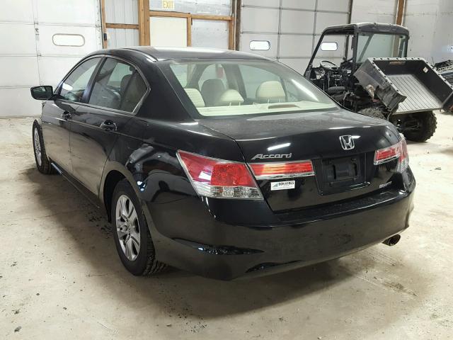 1HGCP2F61CA240612 - 2012 HONDA ACCORD SE BLACK photo 3