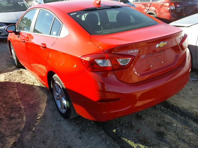 1G1BE5SM4H7237450 - 2017 CHEVROLET CRUZE LT RED photo 3