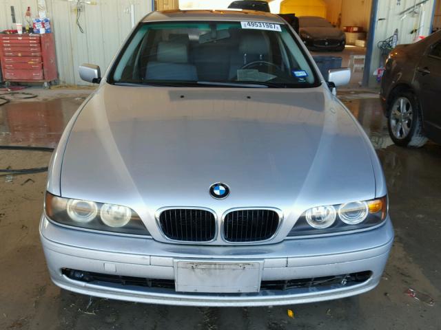 WBADT43442GZ98322 - 2002 BMW 525 I AUTO SILVER photo 9