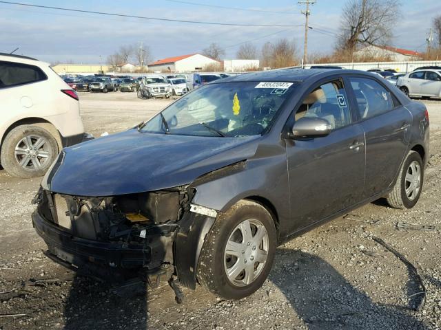 KNAFU4A29A5119172 - 2010 KIA FORTE EX GRAY photo 2