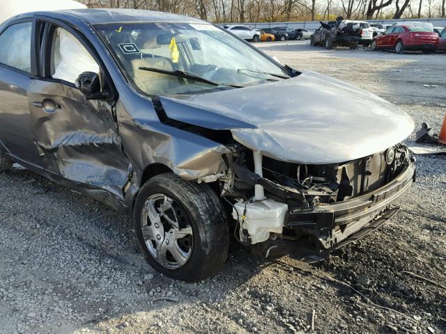 KNAFU4A29A5119172 - 2010 KIA FORTE EX GRAY photo 9