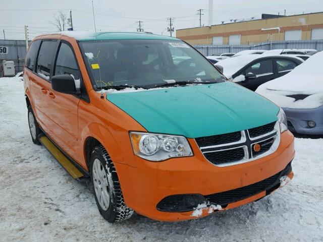 2C4RDGBG6ER415402 - 2014 DODGE GRAND CARA GREEN photo 1