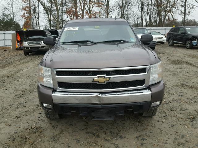 2GCEK13J081325029 - 2008 CHEVROLET SILVERADO BROWN photo 9