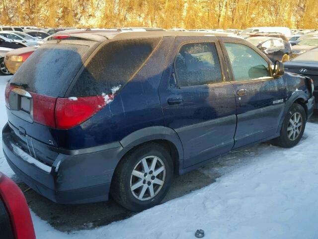 3G5DA03E52S523880 - 2002 BUICK RENDEZVOUS BLUE photo 4