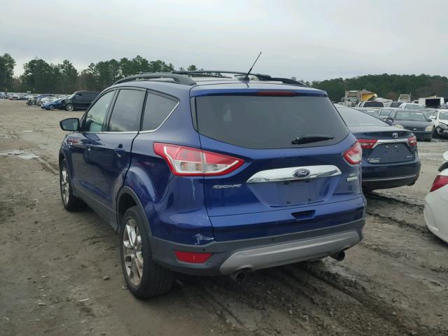 1FMCU0HX2DUC51812 - 2013 FORD ESCAPE SEL BLUE photo 3