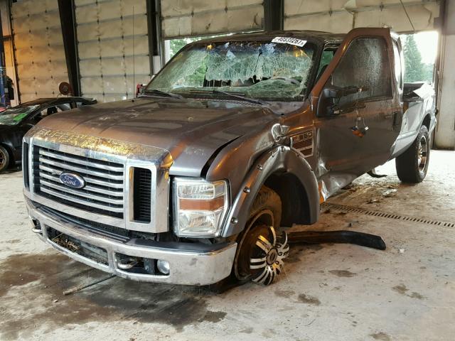 1FTWW31R89EA67226 - 2009 FORD F350 SUPER GRAY photo 2