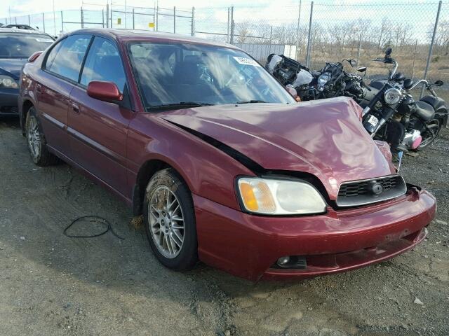 4S3BE625347206738 - 2004 SUBARU LEGACY L S RED photo 1
