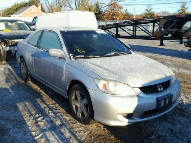 1HGEM22914L053023 - 2004 HONDA CIVIC EX 银色 照片 1