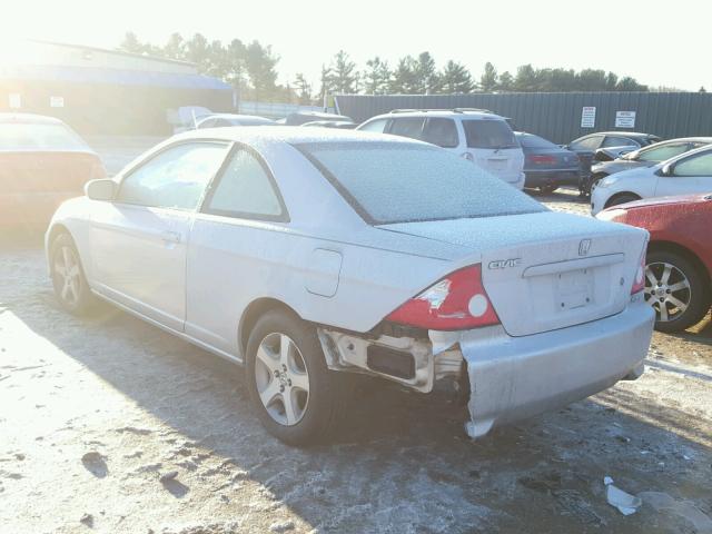 1HGEM22914L053023 - 2004 HONDA CIVIC EX 银色 照片 3