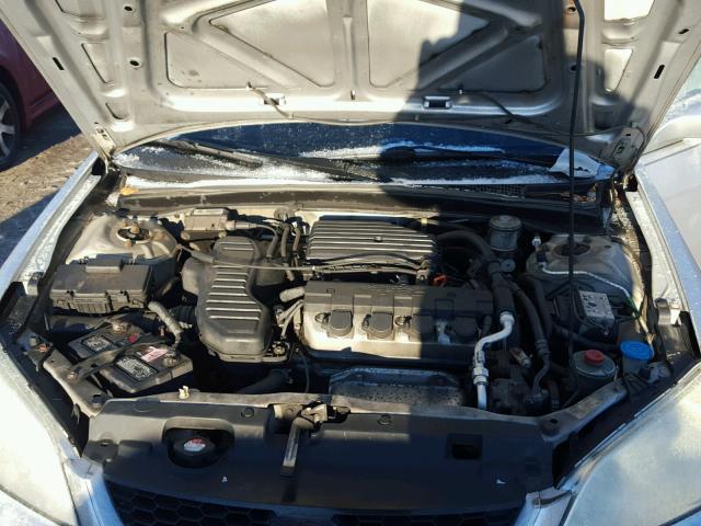 1HGEM22914L053023 - 2004 HONDA CIVIC EX 银色 照片 7