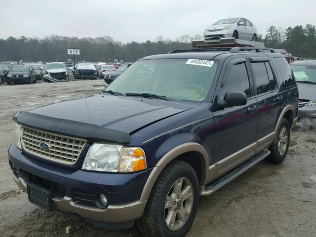 1FMZU64W23UB23868 - 2003 FORD EXPLORER E BLUE photo 2