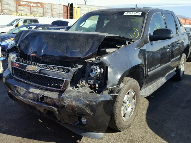 3GNEC12097G205863 - 2007 CHEVROLET AVALANCHE BLACK photo 2