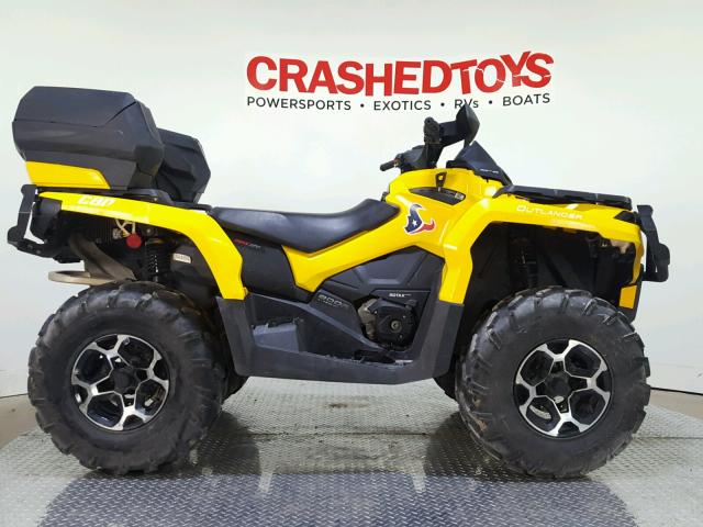 3JBLPAN24FJ001641 - 2015 CAN-AM OUTLANDER BLACK photo 1