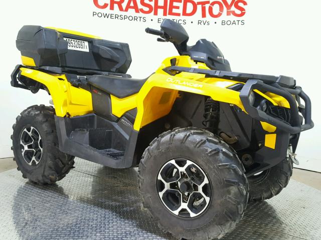 3JBLPAN24FJ001641 - 2015 CAN-AM OUTLANDER BLACK photo 2