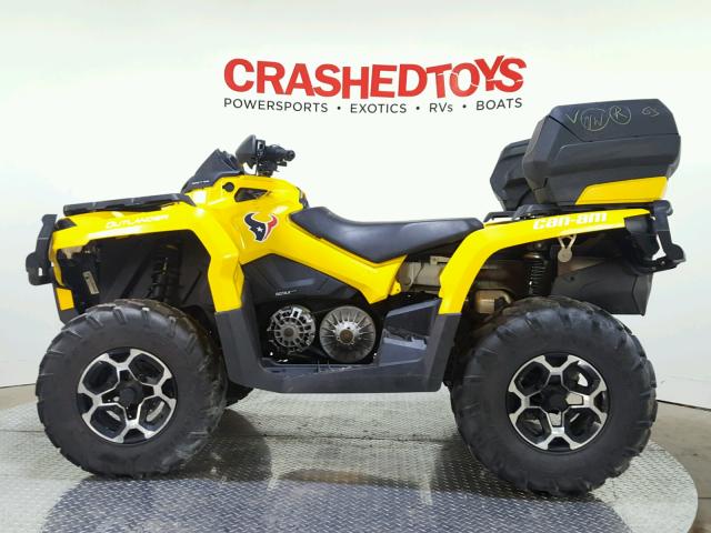 3JBLPAN24FJ001641 - 2015 CAN-AM OUTLANDER BLACK photo 5