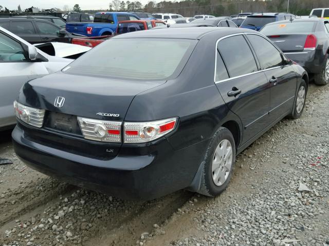 1HGCM56354A098637 - 2004 HONDA ACCORD LX BLACK photo 4