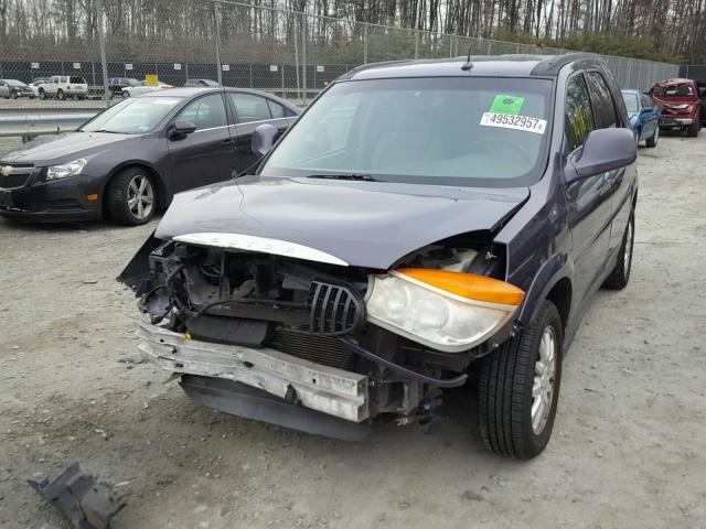 3G5DA03L57S500220 - 2007 BUICK RENDEZVOUS PURPLE photo 2