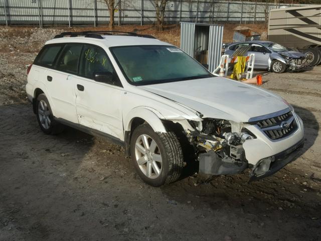 4S4BP61C397339061 - 2009 SUBARU OUTBACK 2. WHITE photo 1