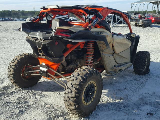 3JBVXAW48JK001170 - 2018 CAN-AM MAVERICK X ORANGE photo 4