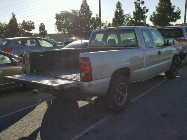 1GCEC19X27Z130015 - 2007 CHEVROLET SILVERADO SILVER photo 4